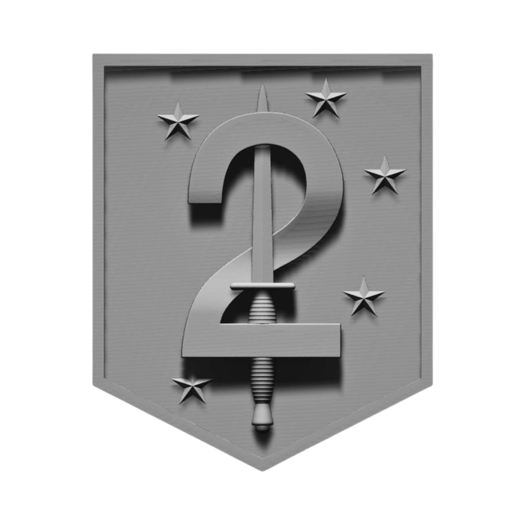 2nd Marine Raider Battalion STL file for 3D printing and CNC routing