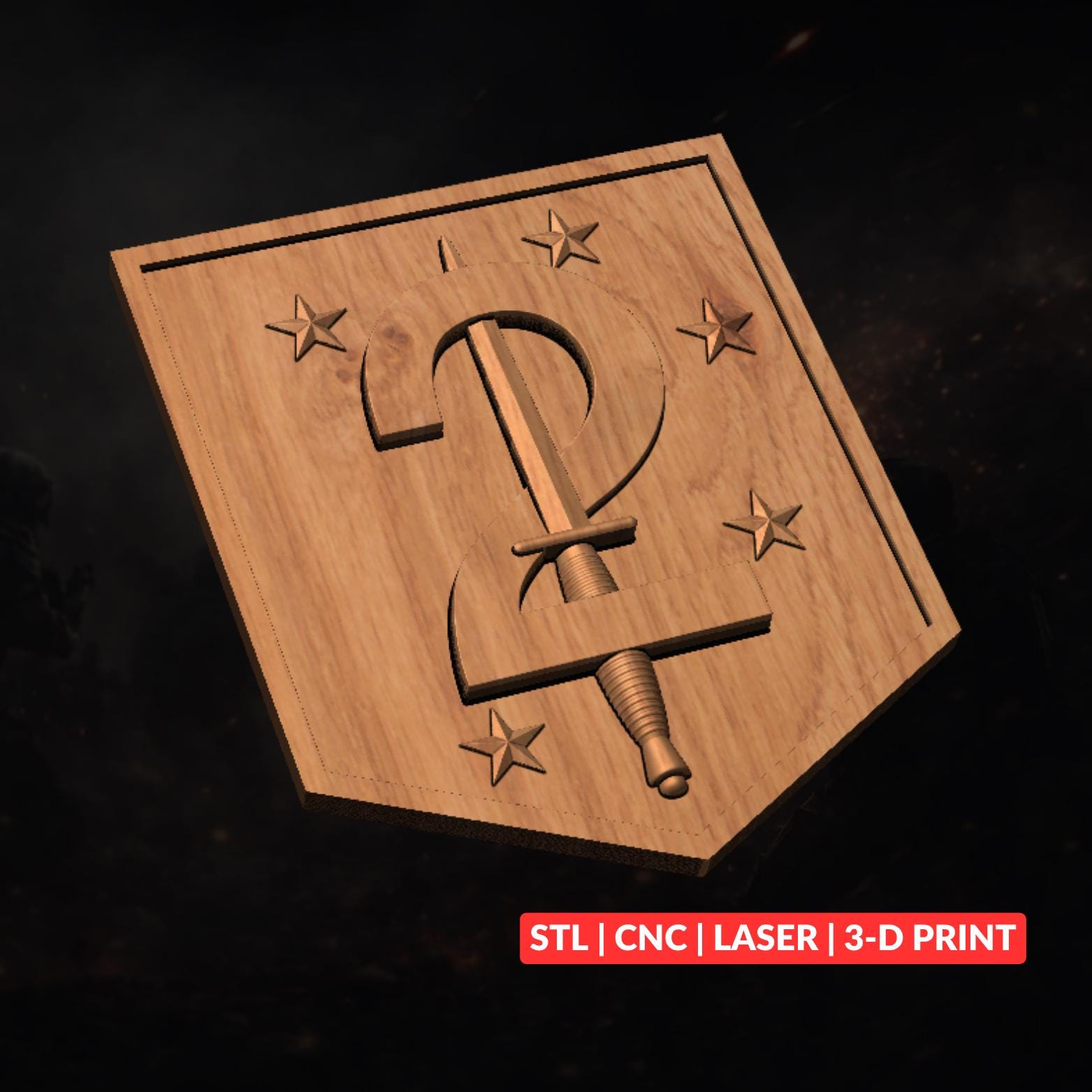 2nd Marine Raider Battalion STL file included with instant download