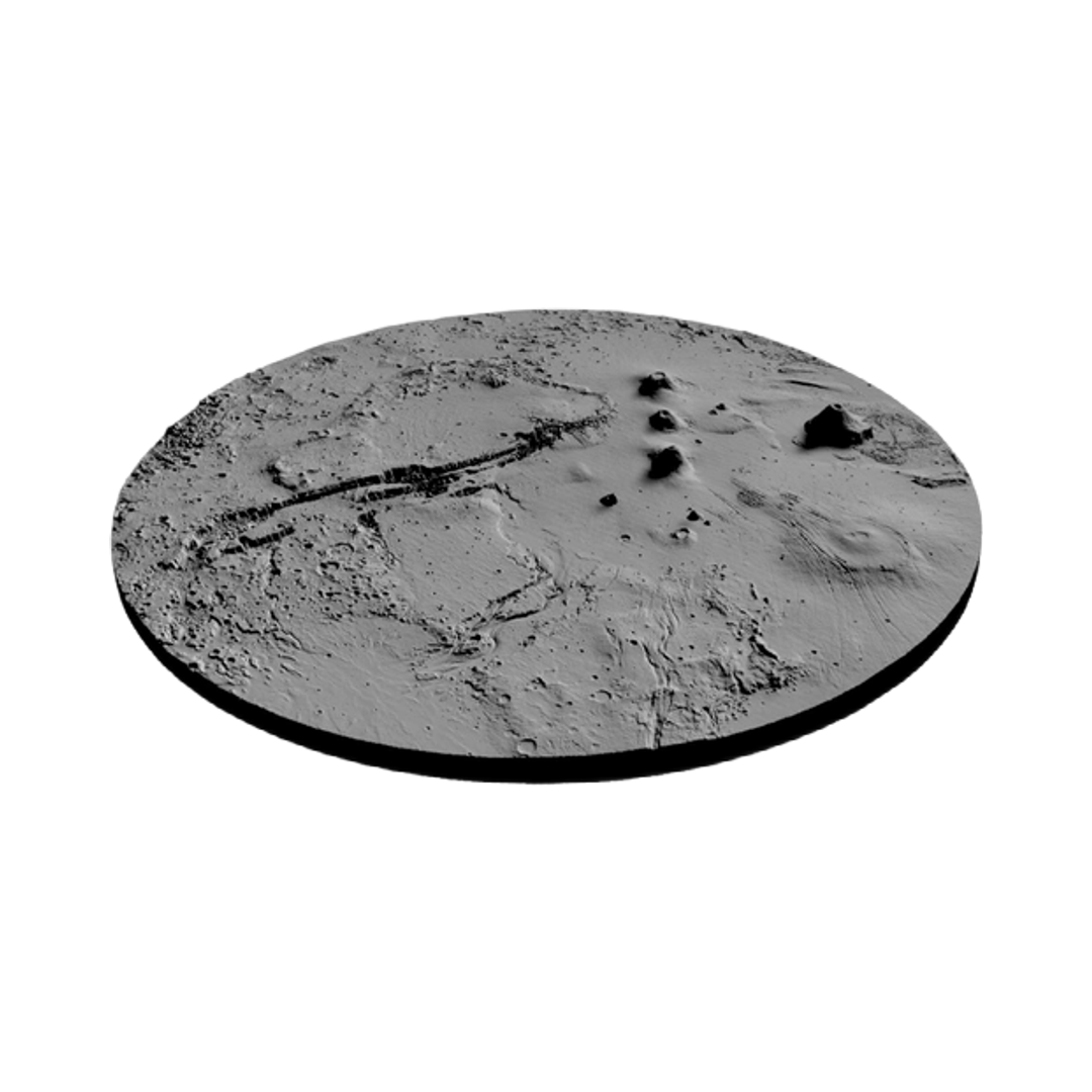 3D Mars design preview, celestial & mandala