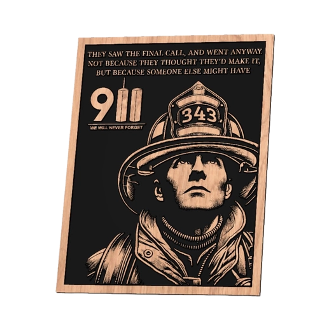 9/11 Firefighter Memorial design preview, first responders