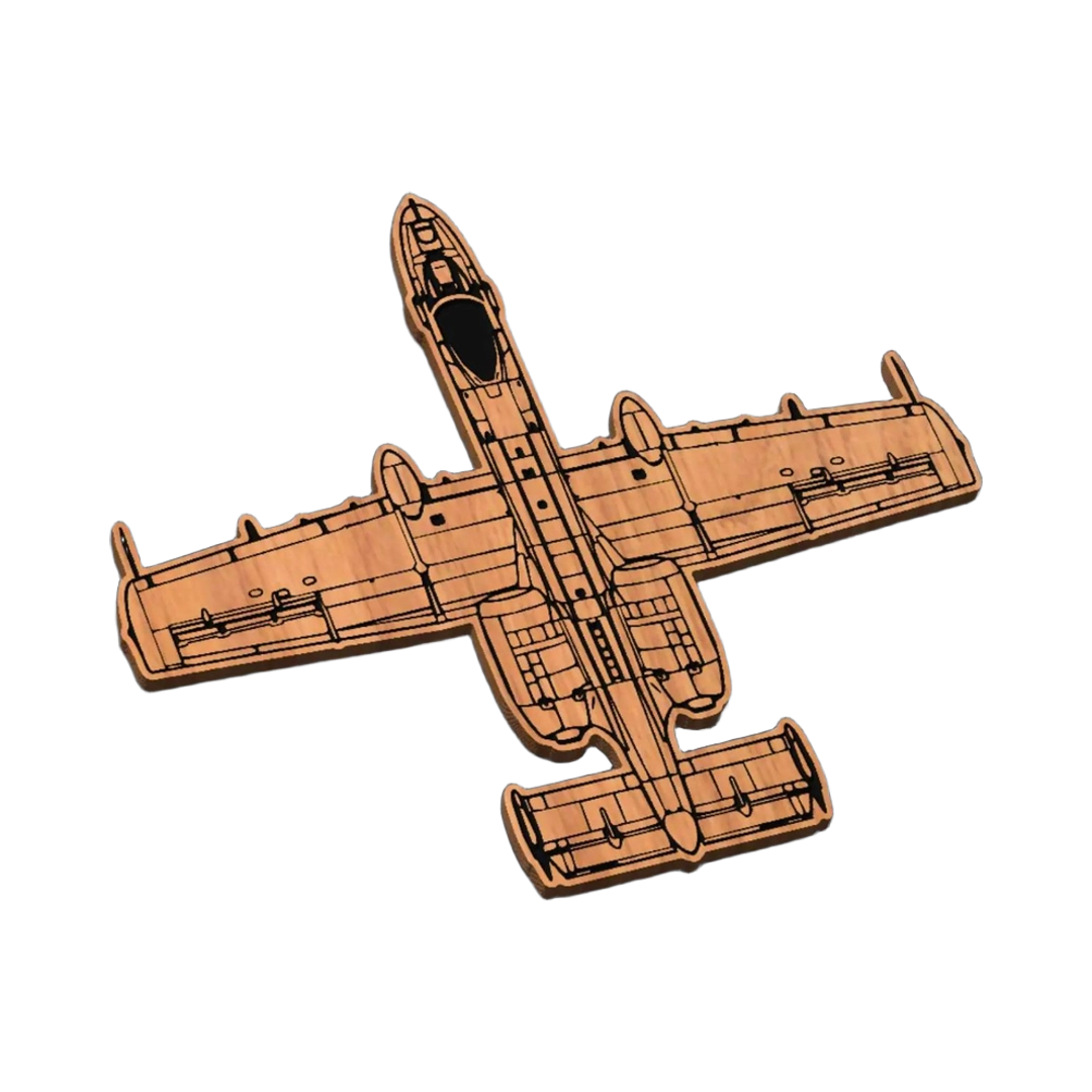 A-10 Warthog SVG file for laser cutting and CNC routing, LightBurn and Vectric ready