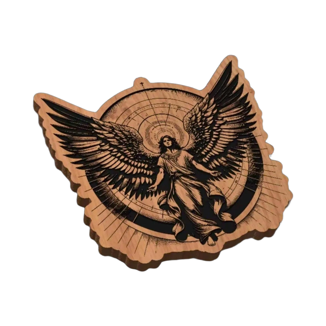 Arch Angel SVG file for laser cutting and CNC routing, LightBurn and Vectric ready