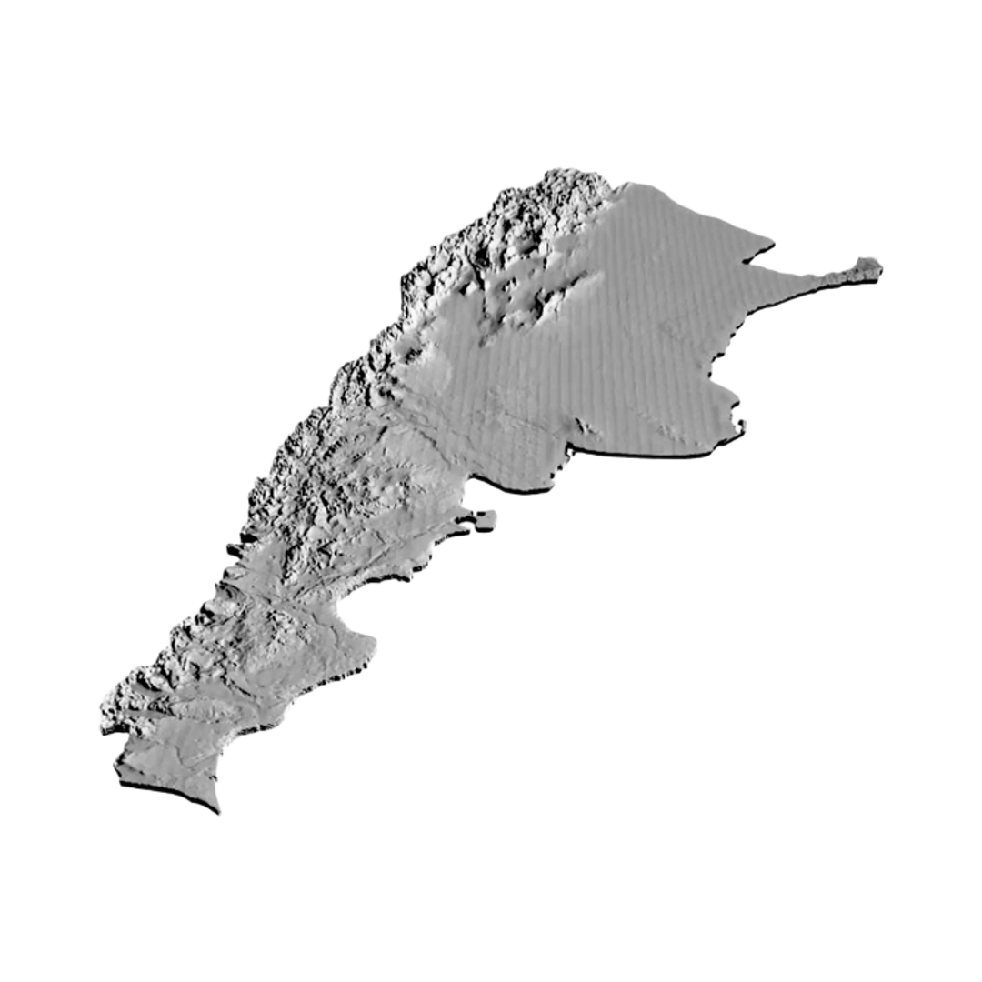 Argentina Terrain Map design preview, countries & world