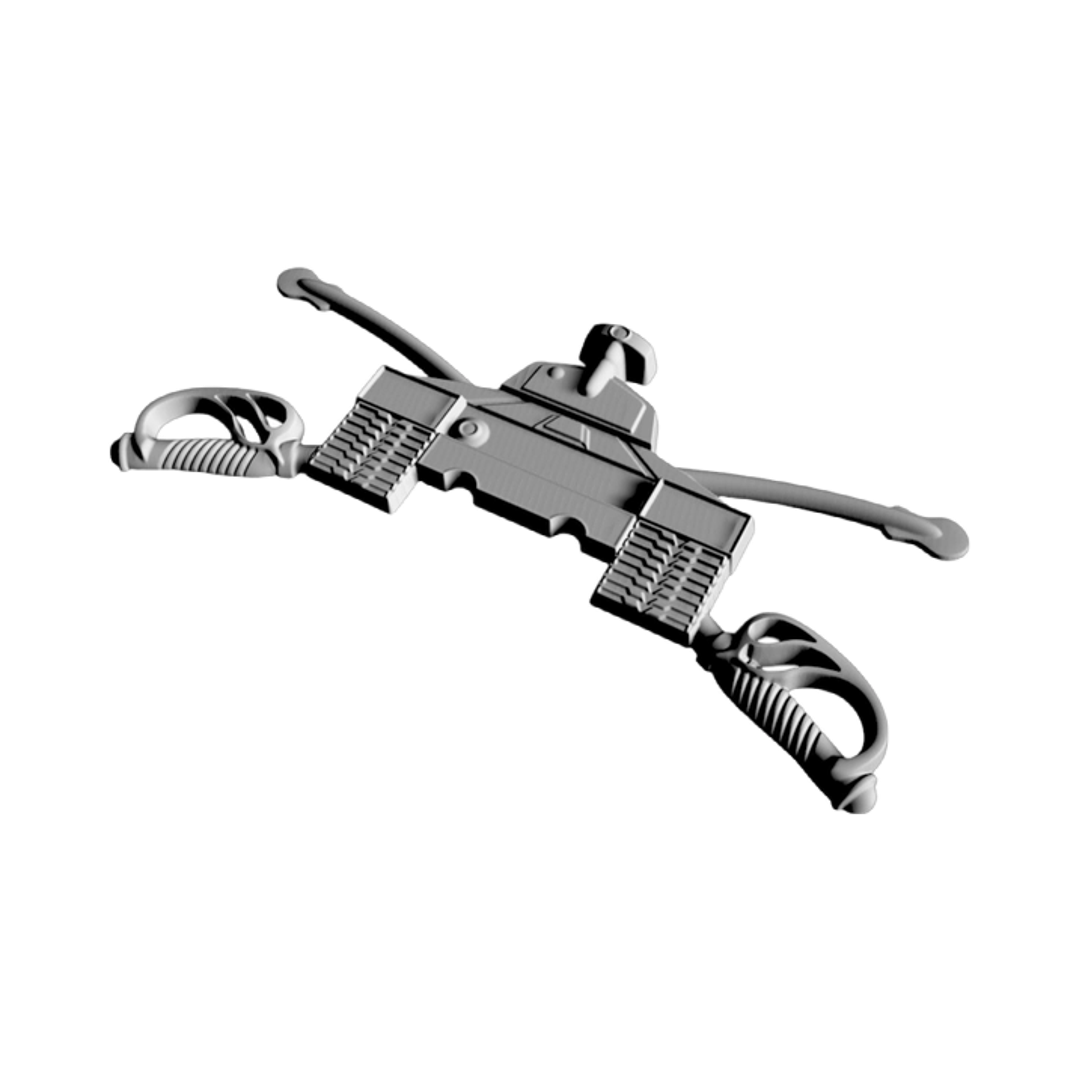 Armor Branch detail view, ready for 3D printing and CNC routing