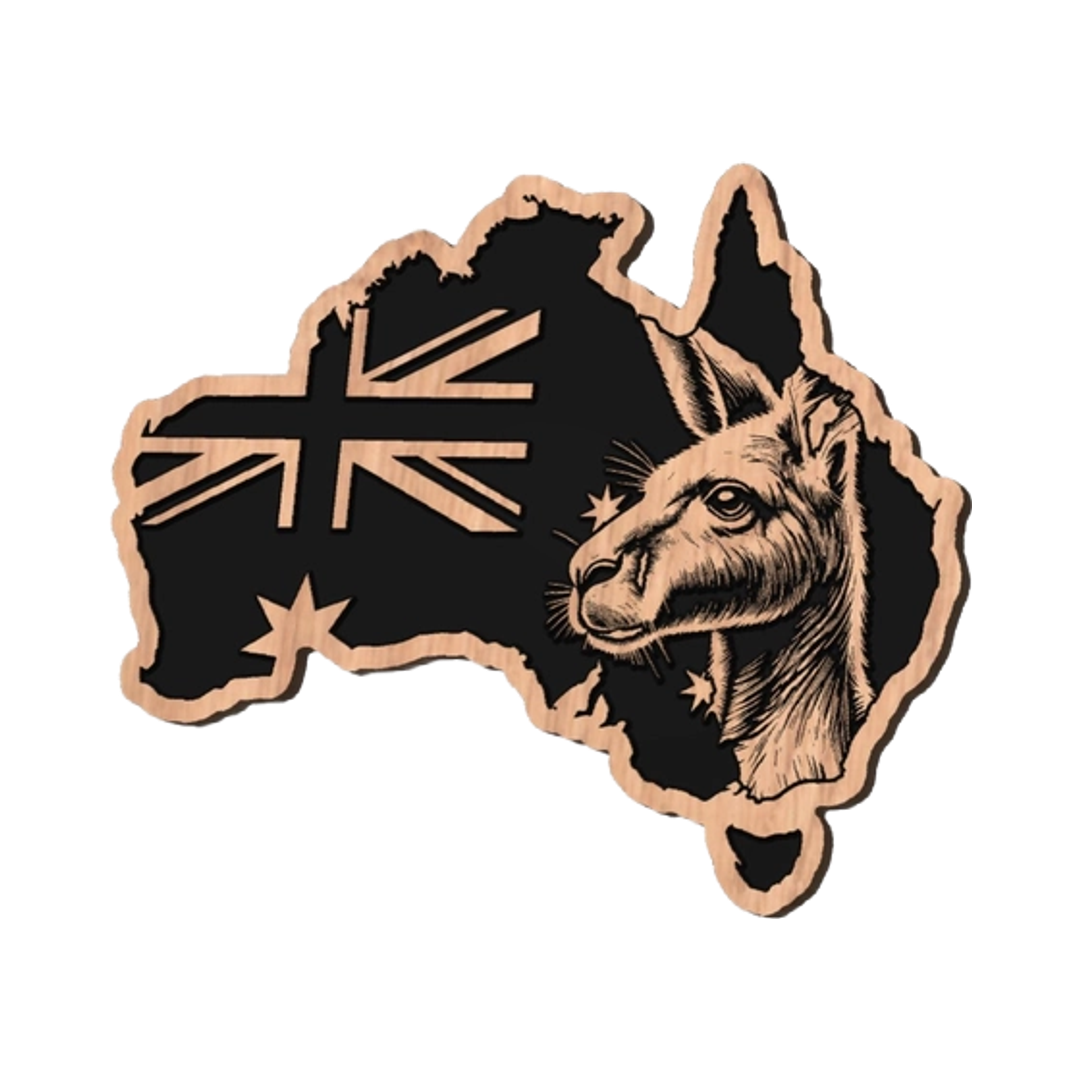Australian Flag Kangaroo design preview, operations & history
