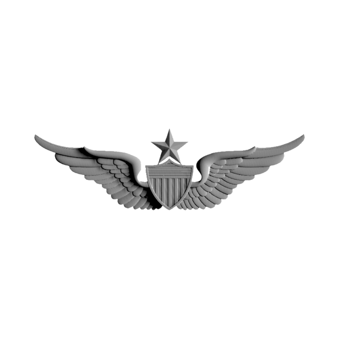 Aviation Wings Badges compatible with LightBurn and Vectric
