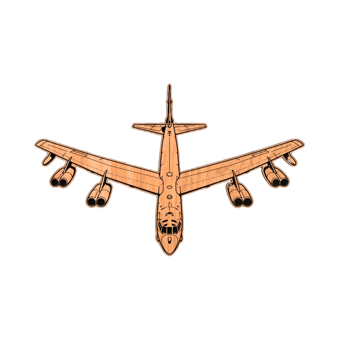 B-52 Stratofortress SVG file for digital crafting, LightBurn and Vectric ready