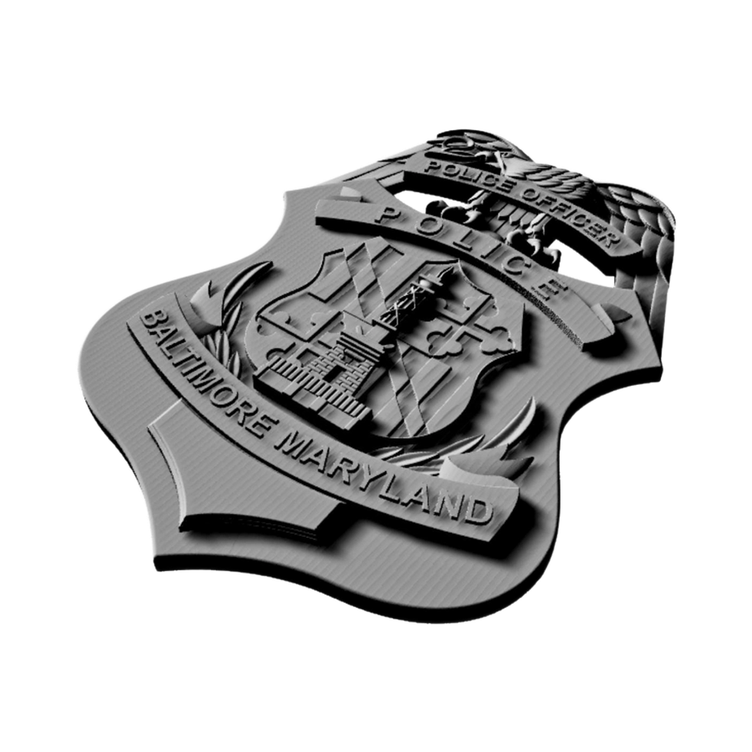 Baltimore Maryland Police Badge design preview, patches, badges & insignia