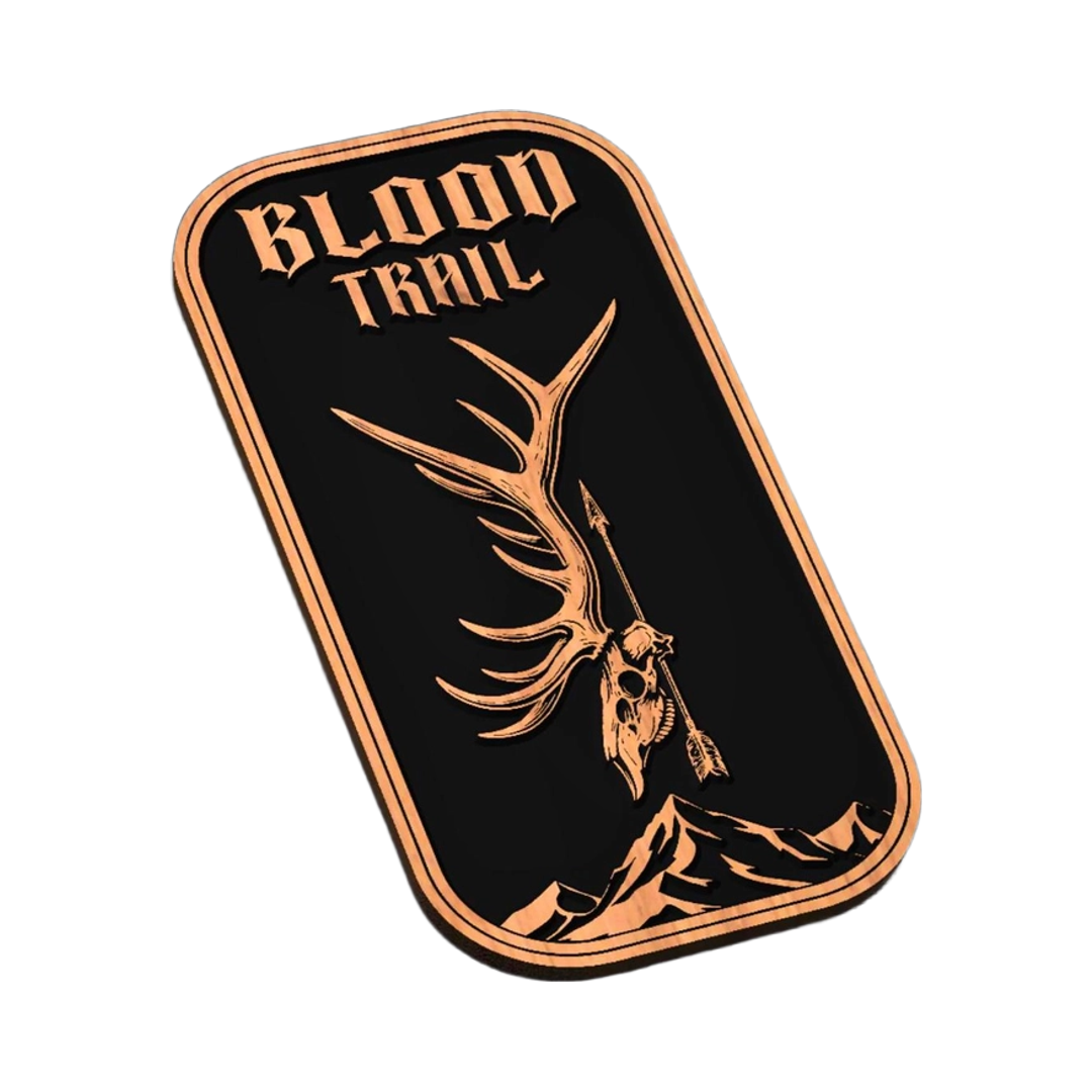 Blood Trail SVG file for laser cutting and CNC routing, LightBurn and Vectric ready