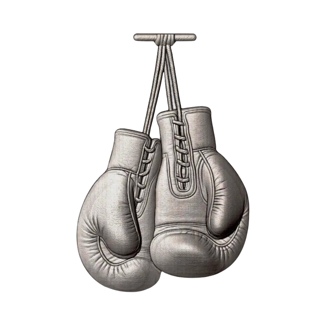 Boxing Gloves STL file for 3D printing and CNC routing, LightBurn and Vectric ready