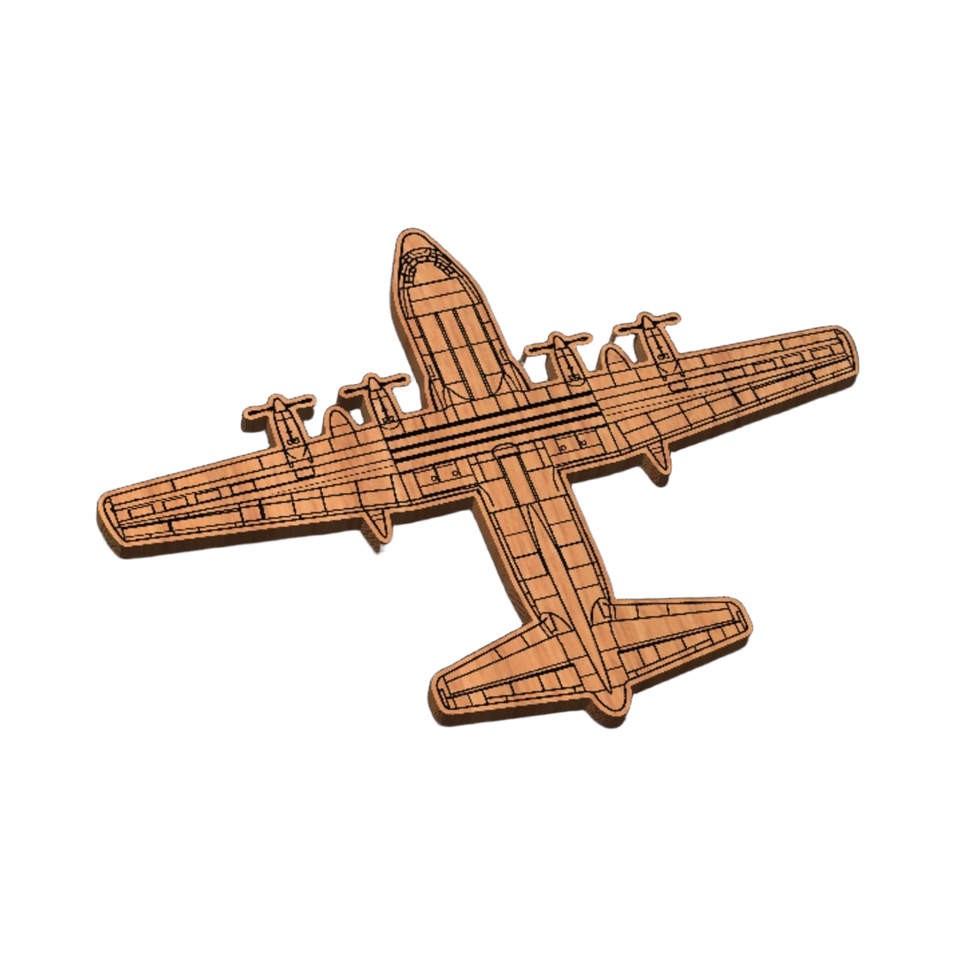 C-130 Hercules SVG file for digital crafting, LightBurn and Vectric ready
