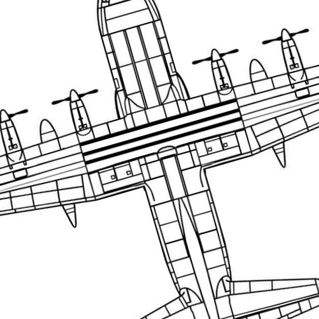 C-130 Hercules SVG file included with instant download