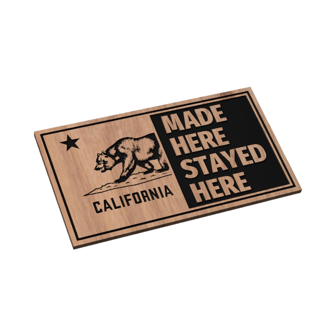 California State Pride compatible with LightBurn and Vectric
