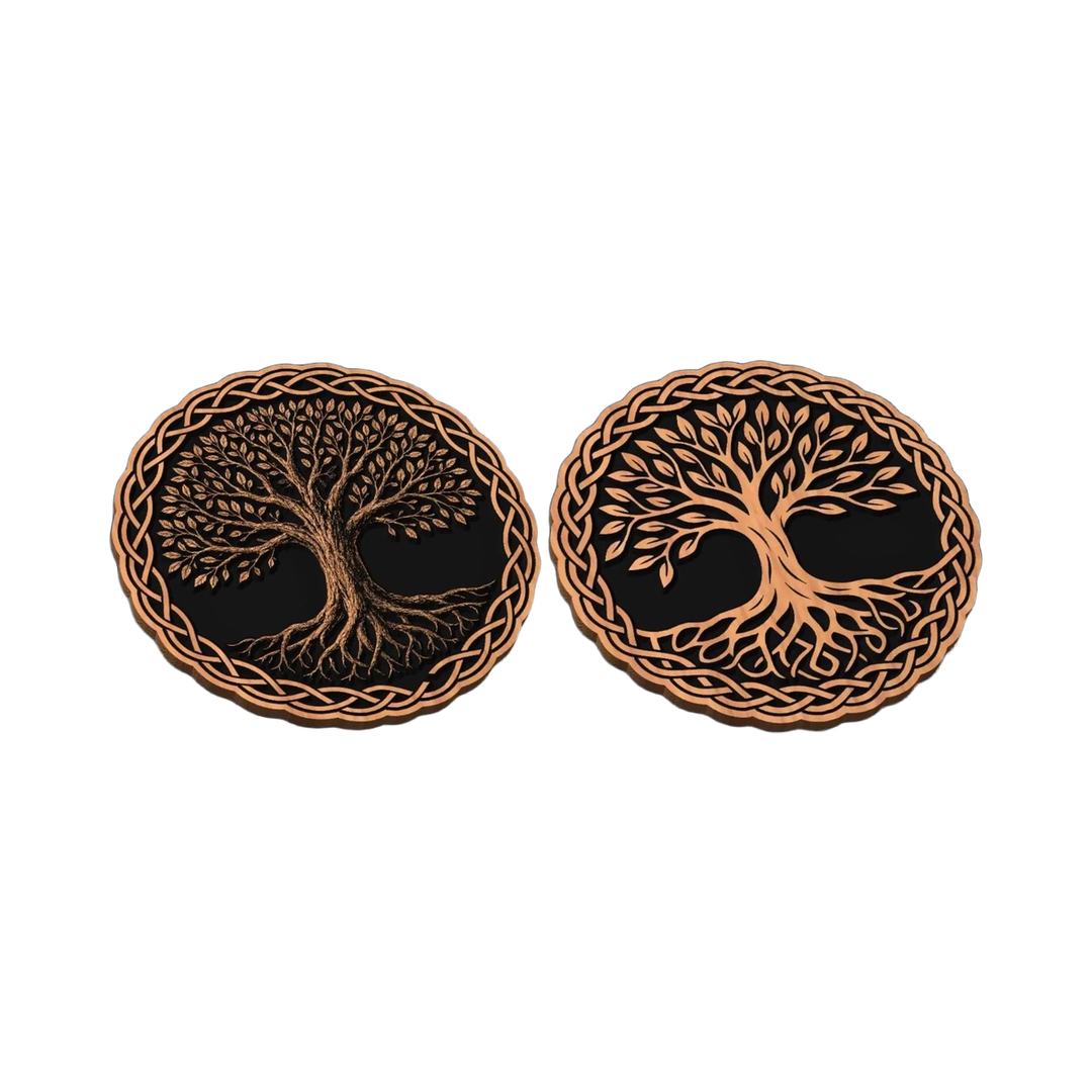 Celtic Tree of Life SVG file for laser cutting and CNC routing, LightBurn and Vectric ready