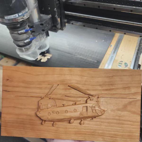 CH-47 Chinook Helicopter mockup, aviation & aircraft