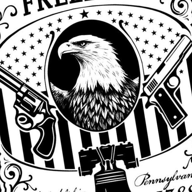 Constitution Freedom detail view, ready for laser cutting and CNC routing