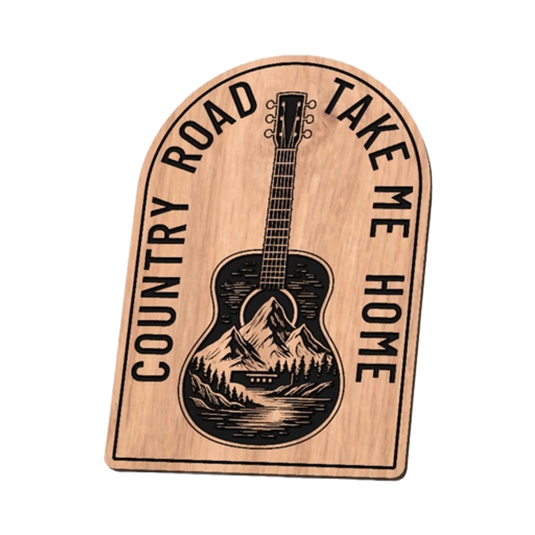 Country Road Guitar design preview, music & instruments