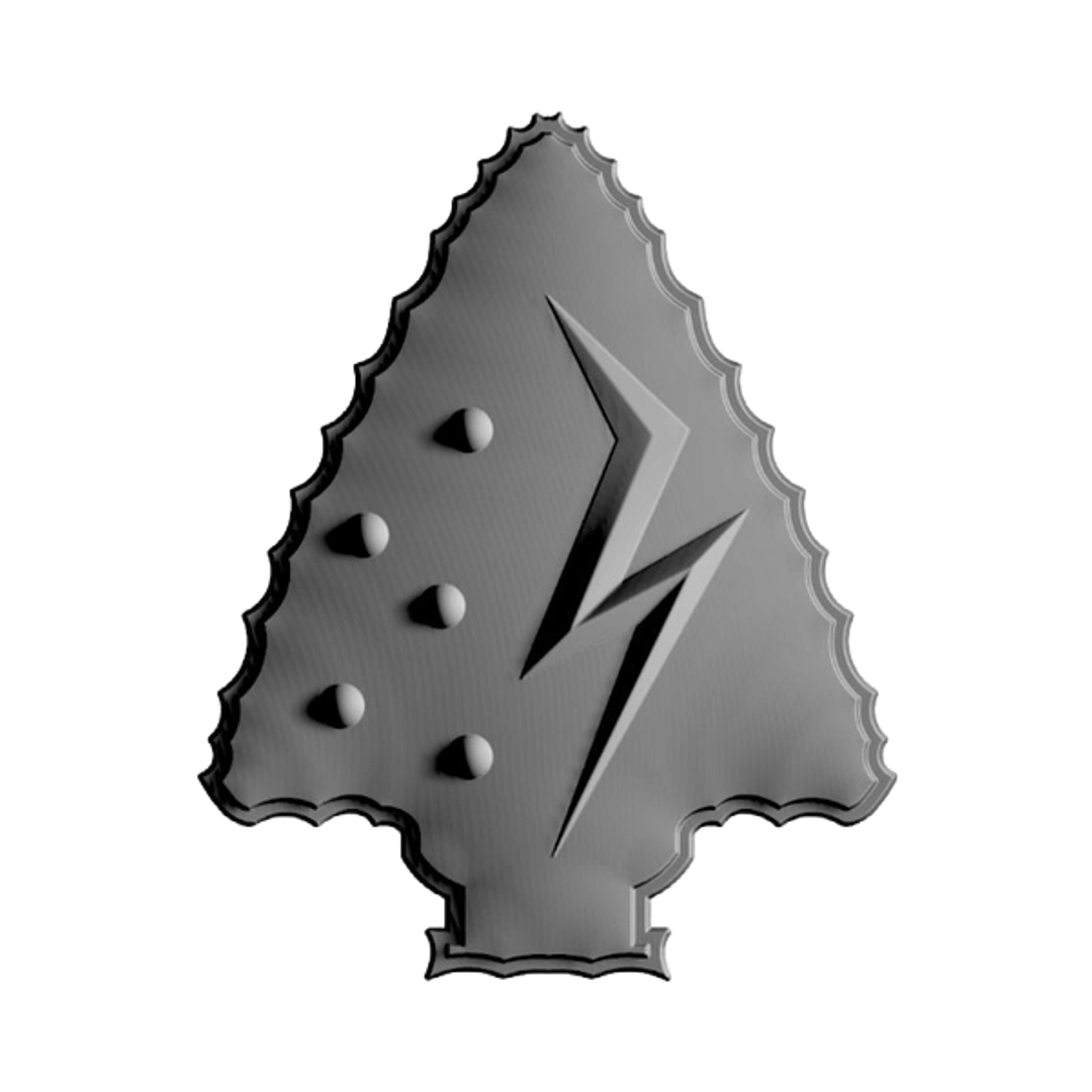 160 SOAR Crazyhorse Airlines STL file for 3D printing and CNC routing, LightBurn and Vectric ready
