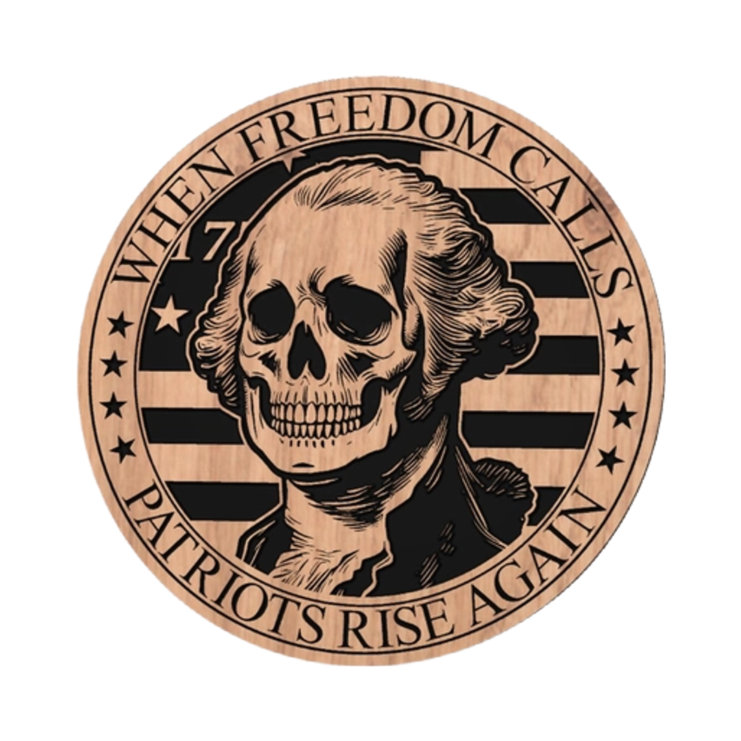 George Washington When Freedom Calls design preview, historical americana