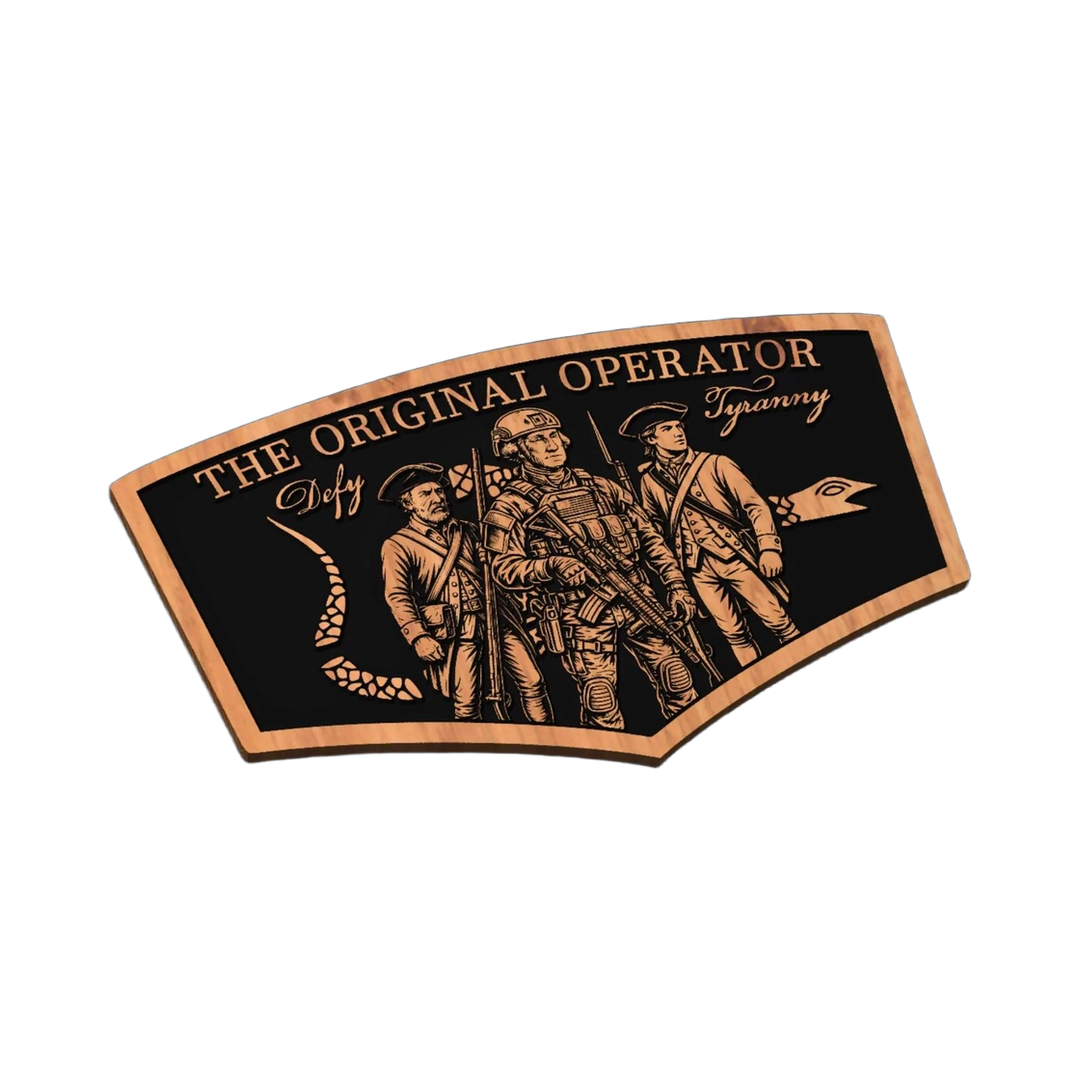 George Washington: The Original Operator SVG file for laser cutting and CNC routing, LightBurn and Vectric ready