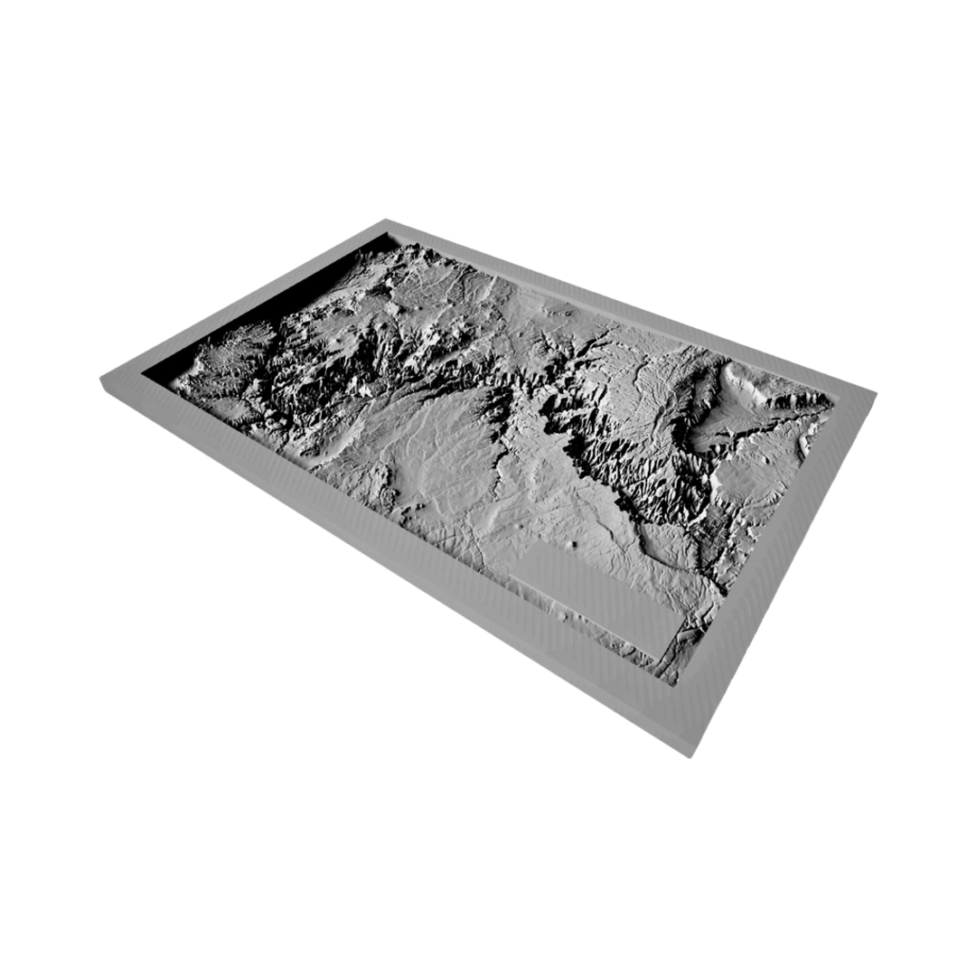 Grand Canyon 3D Map design preview, national parks
