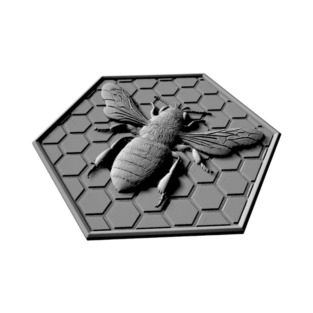 Honey Bee with Honeycomb design preview, animals & wildlife