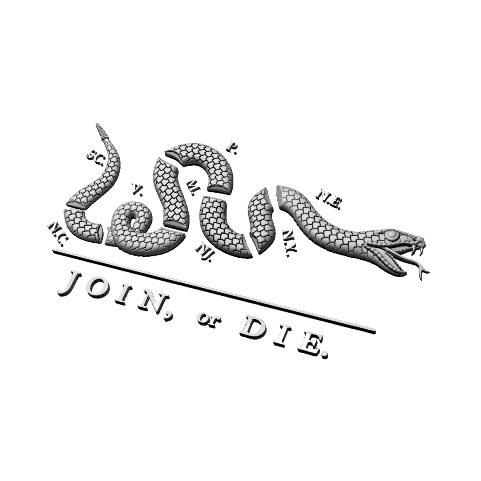 Join, or Die detail view, ready for laser cutting and CNC routing