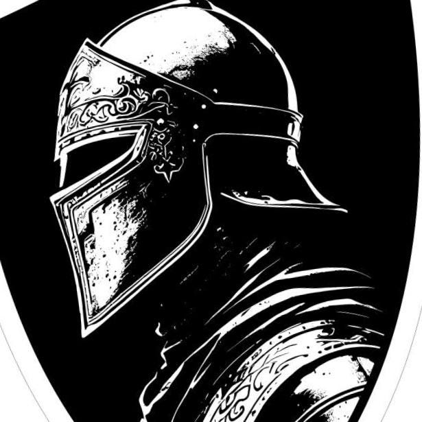 Knight Templar Shield detail view, ready for laser cutting and CNC routing