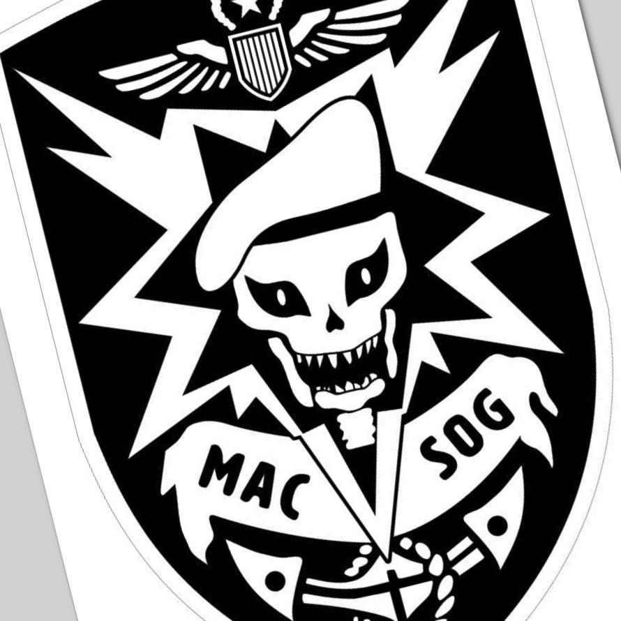 MACVSOG Vietnam Veteran detail view, ready for laser cutting and CNC routing