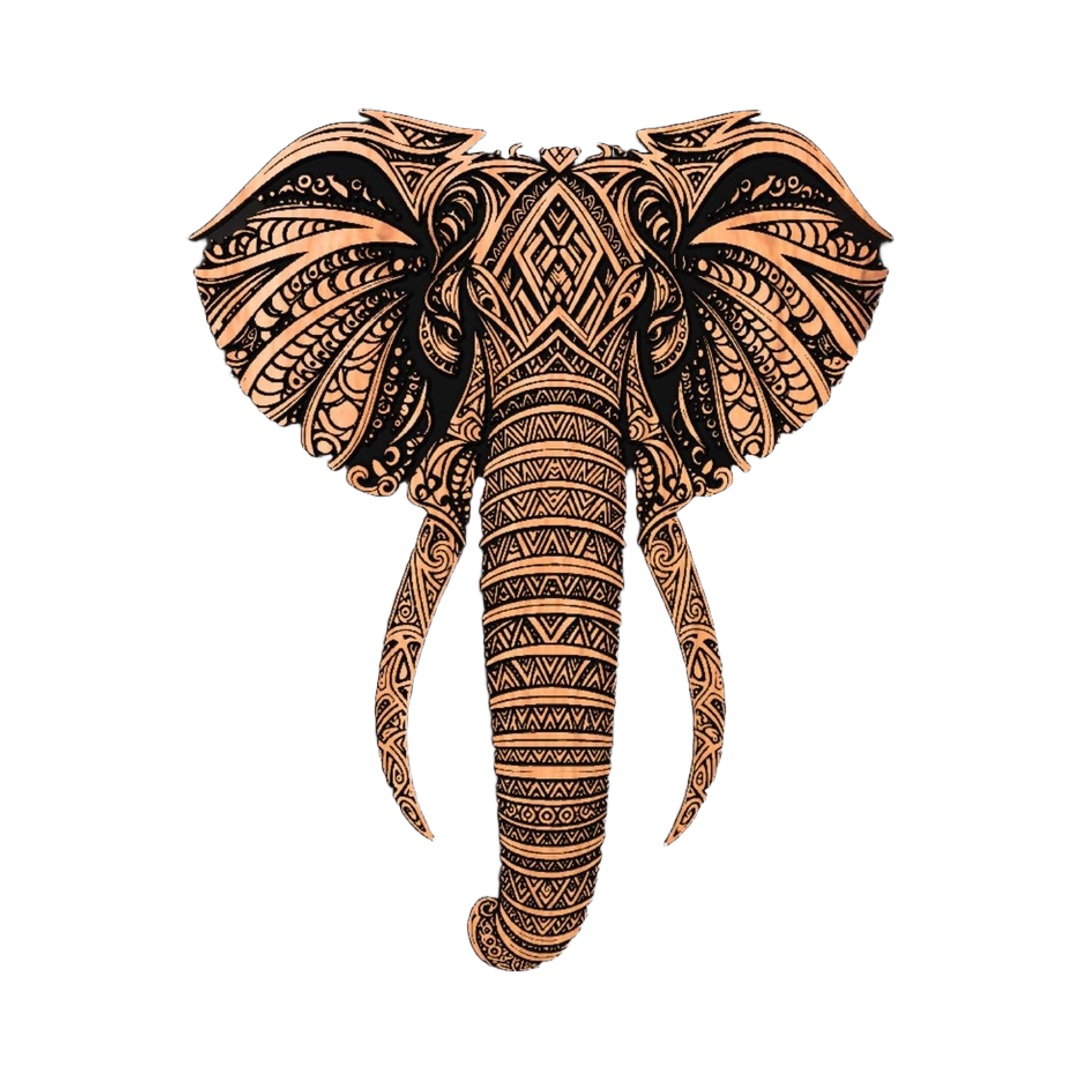 Madala Elephant Mandala Design design preview, celestial & mandala