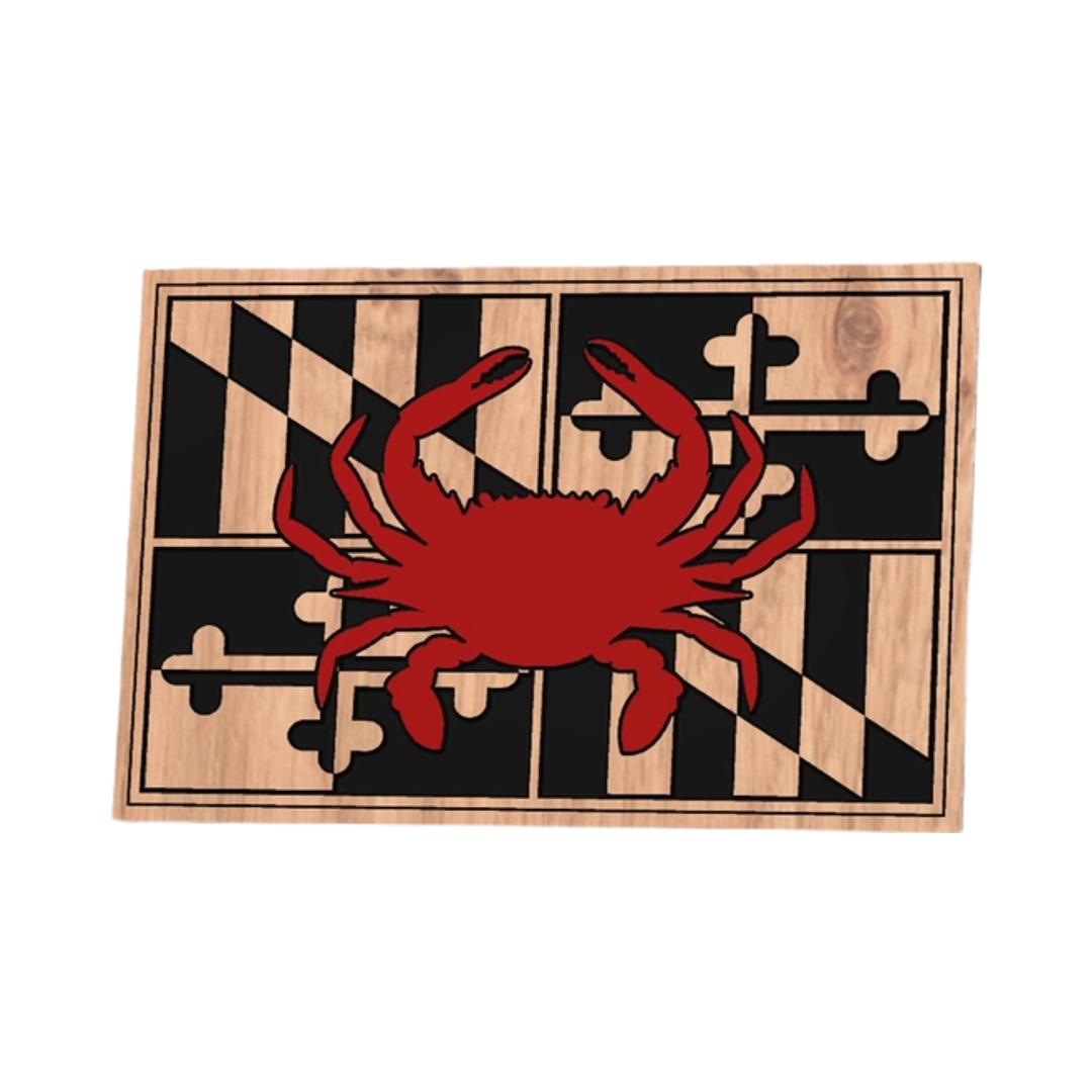 Maryland Blue Crab Flag design preview, us states