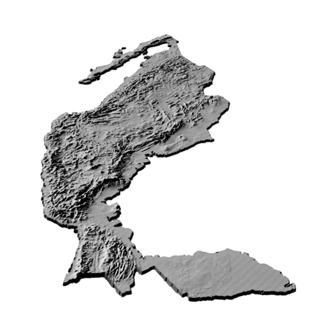 Mexico Terrain design preview, countries & world