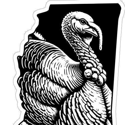Mississippi Turkey Hunt SVG file included with instant download