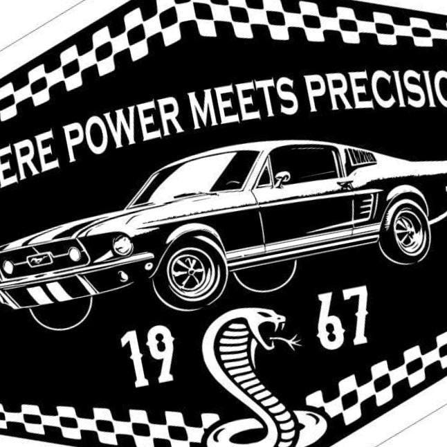 Muscle Car Design detail view, ready for laser cutting and CNC routing