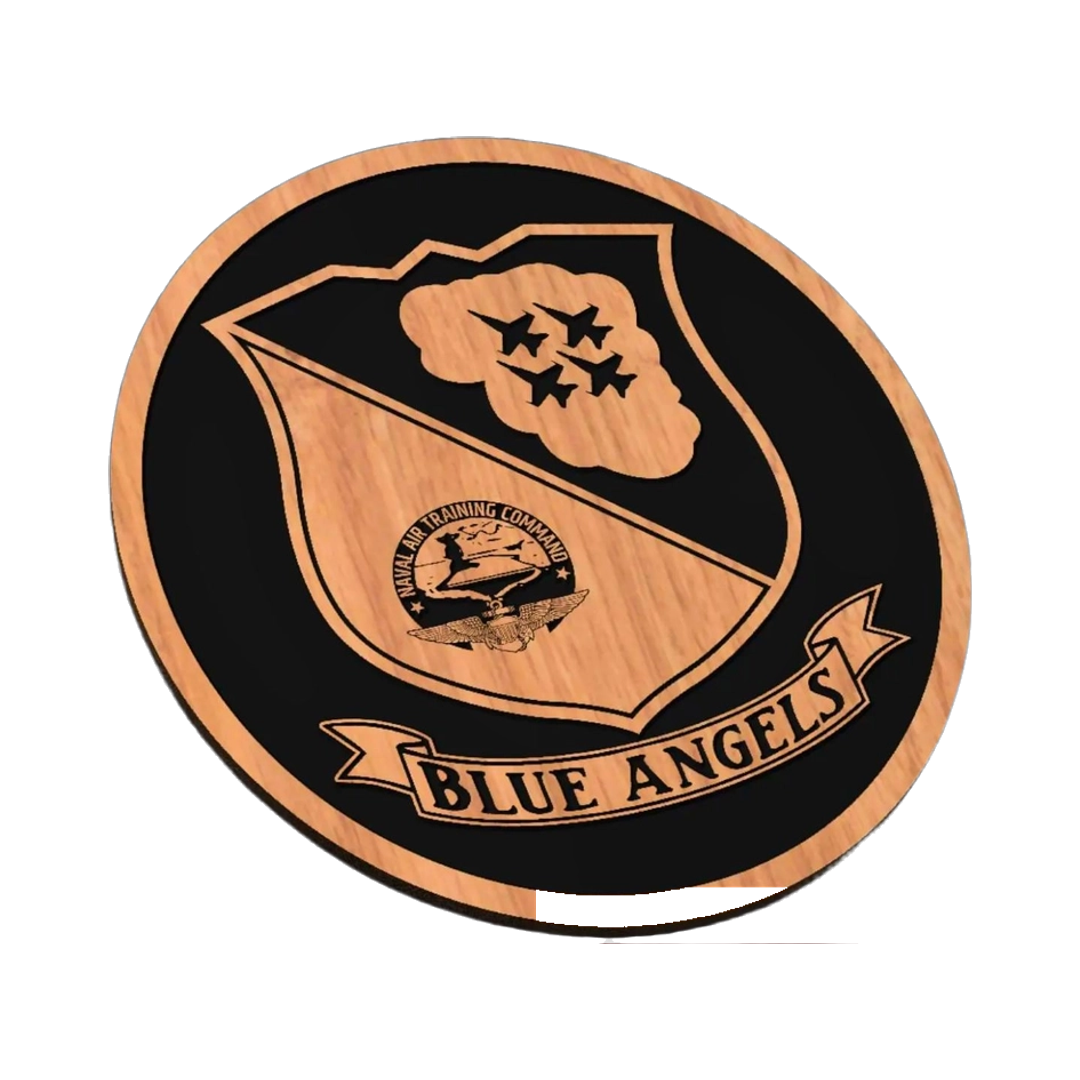 Navy Blue Angels SVG file for laser cutting and CNC routing, LightBurn and Vectric ready