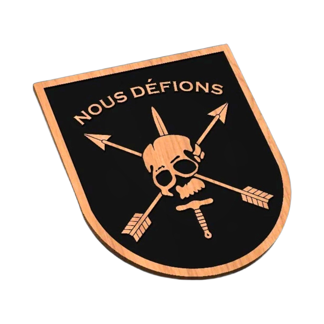 Nous Defions SVG file for laser cutting and CNC routing, LightBurn and Vectric ready