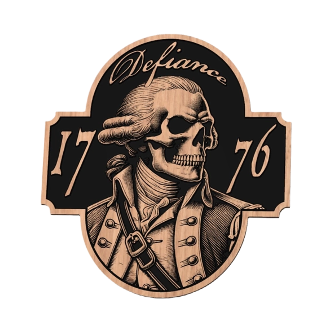Defiant George Washington design preview, historical americana