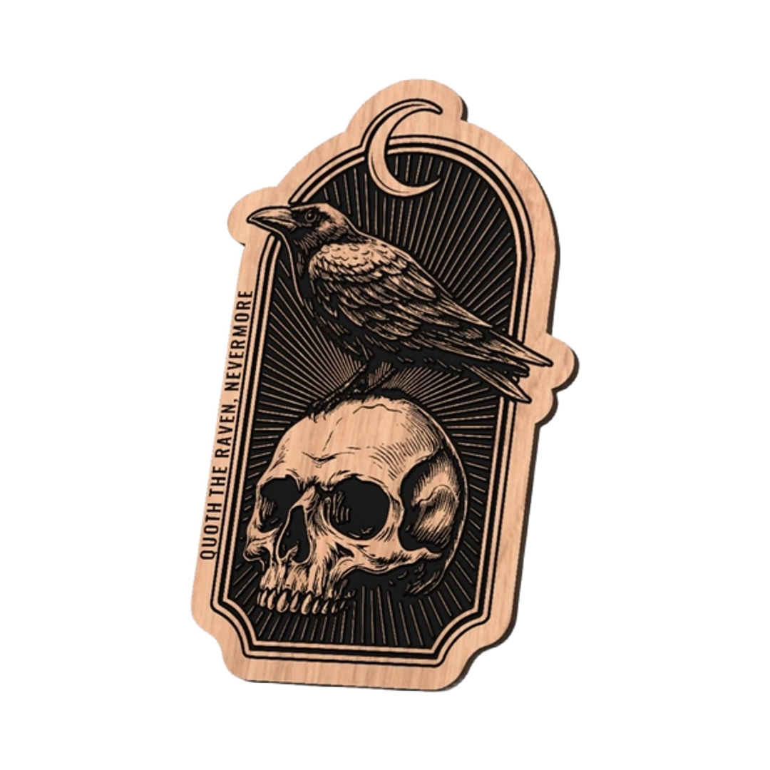 Raven Skull design preview, animals & wildlife