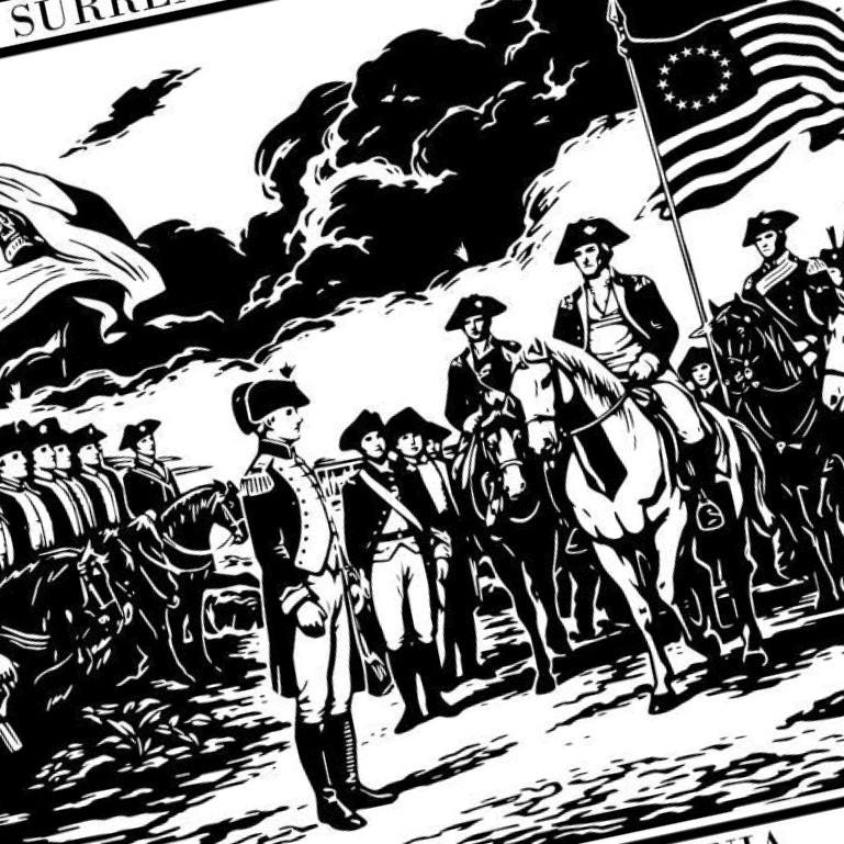 Revolutionary War (Yorktown Surrdender) for CNC, Laser, Woodworking ( SVG file included with instant download
