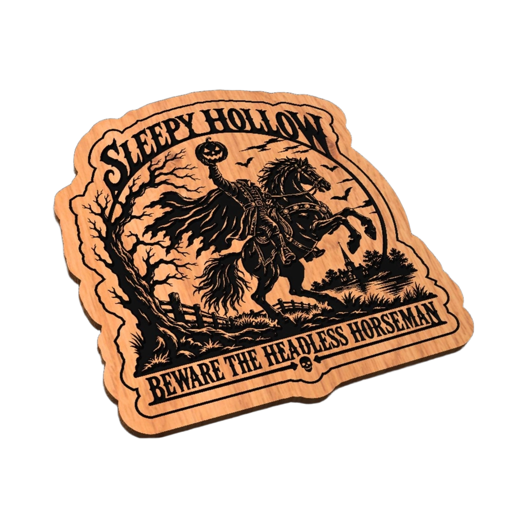 Sleepy Hollow Headless Horseman SVG file for digital crafting, LightBurn and Vectric ready
