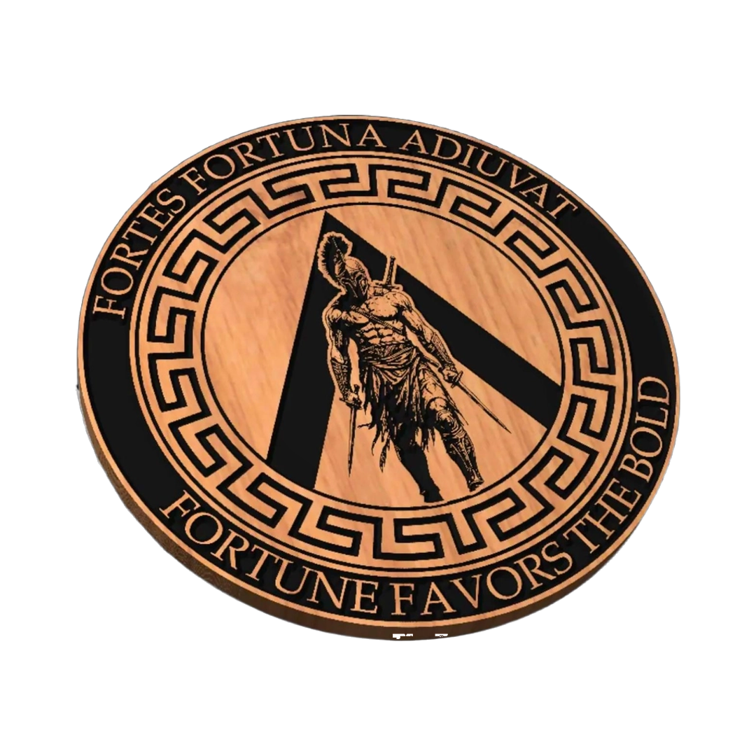 Spartan Warrior File SVG file for laser cutting and CNC routing, LightBurn and Vectric ready