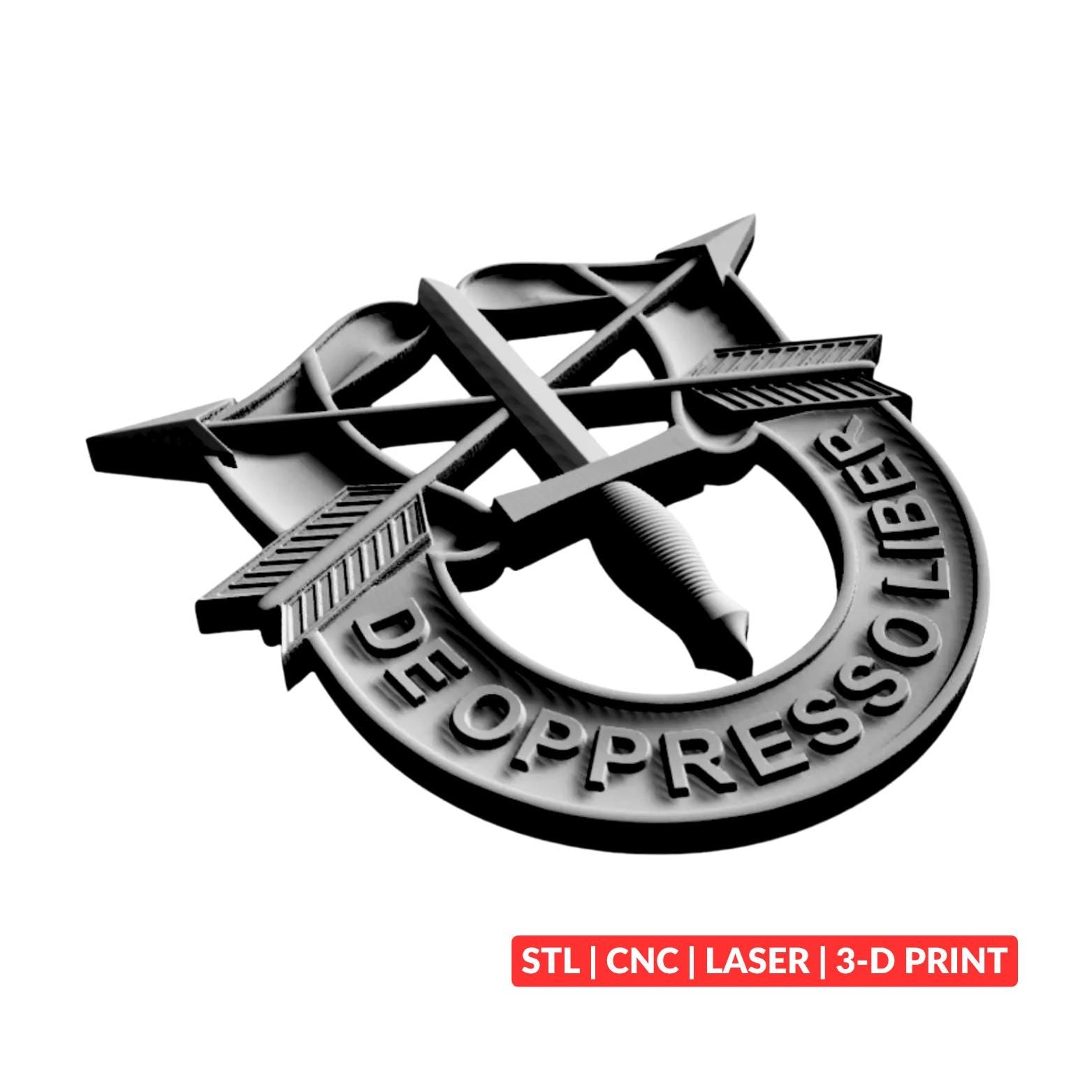 Special Forces STL file included with instant download