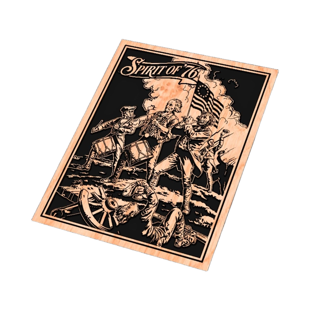 Spirit of '76 design preview, patriotic & americana