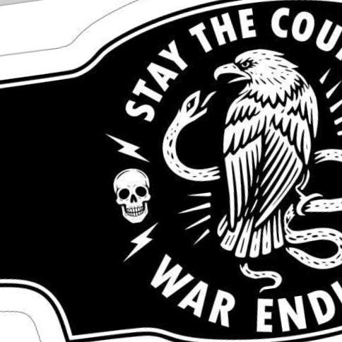 Stay the Course War Endures Design detail view, ready for laser cutting and CNC routing