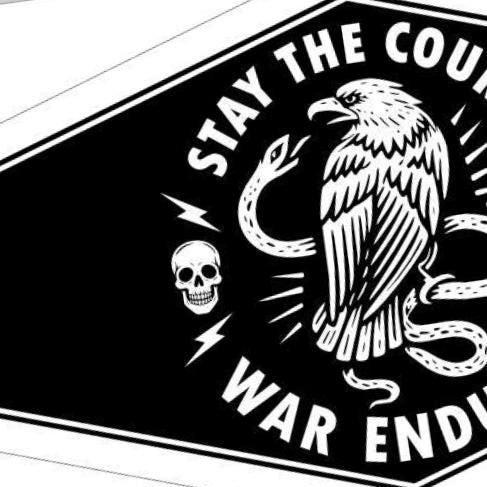 Stay the Course War Endures Design compatible with LightBurn and Vectric