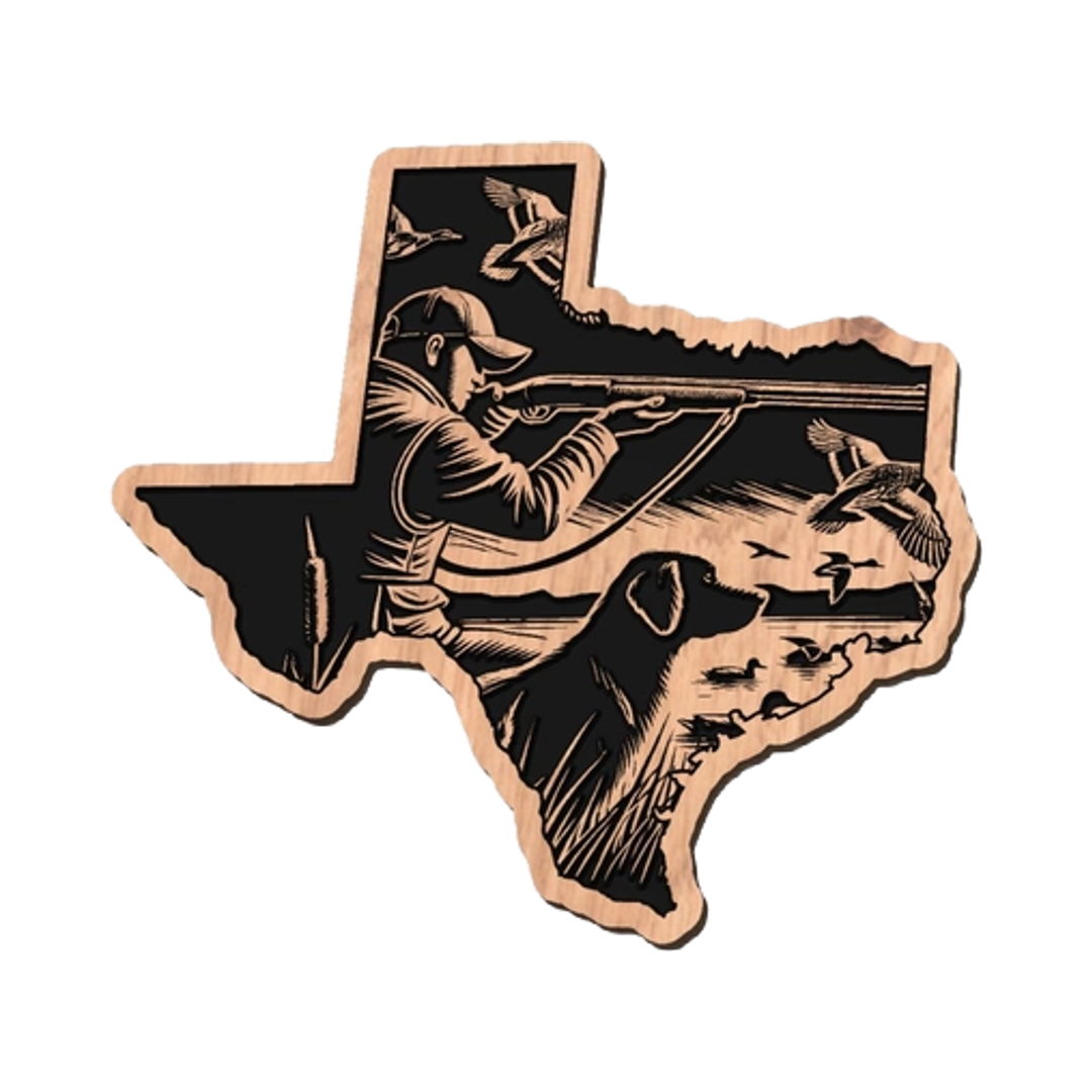 Texas Duck Hunting design preview, us states
