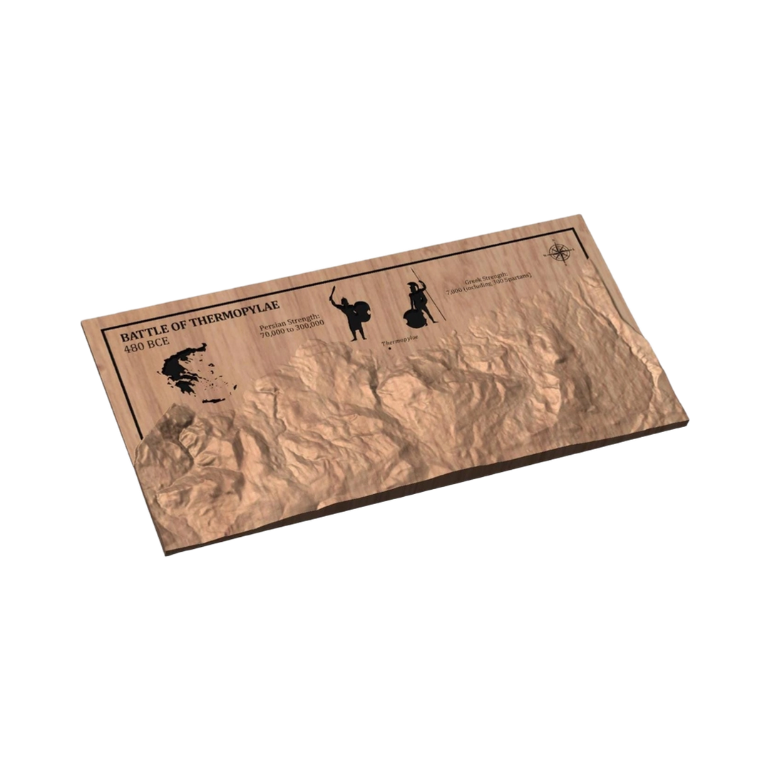 Thermopylae Battle Terrain STL file for laser cutting and CNC routing, LightBurn and Vectric ready