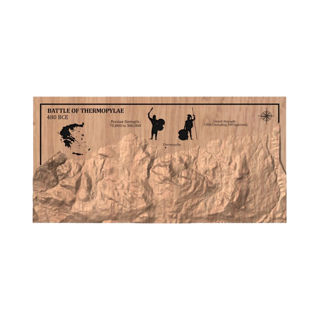 Thermopylae Battle Terrain design preview, operations & history