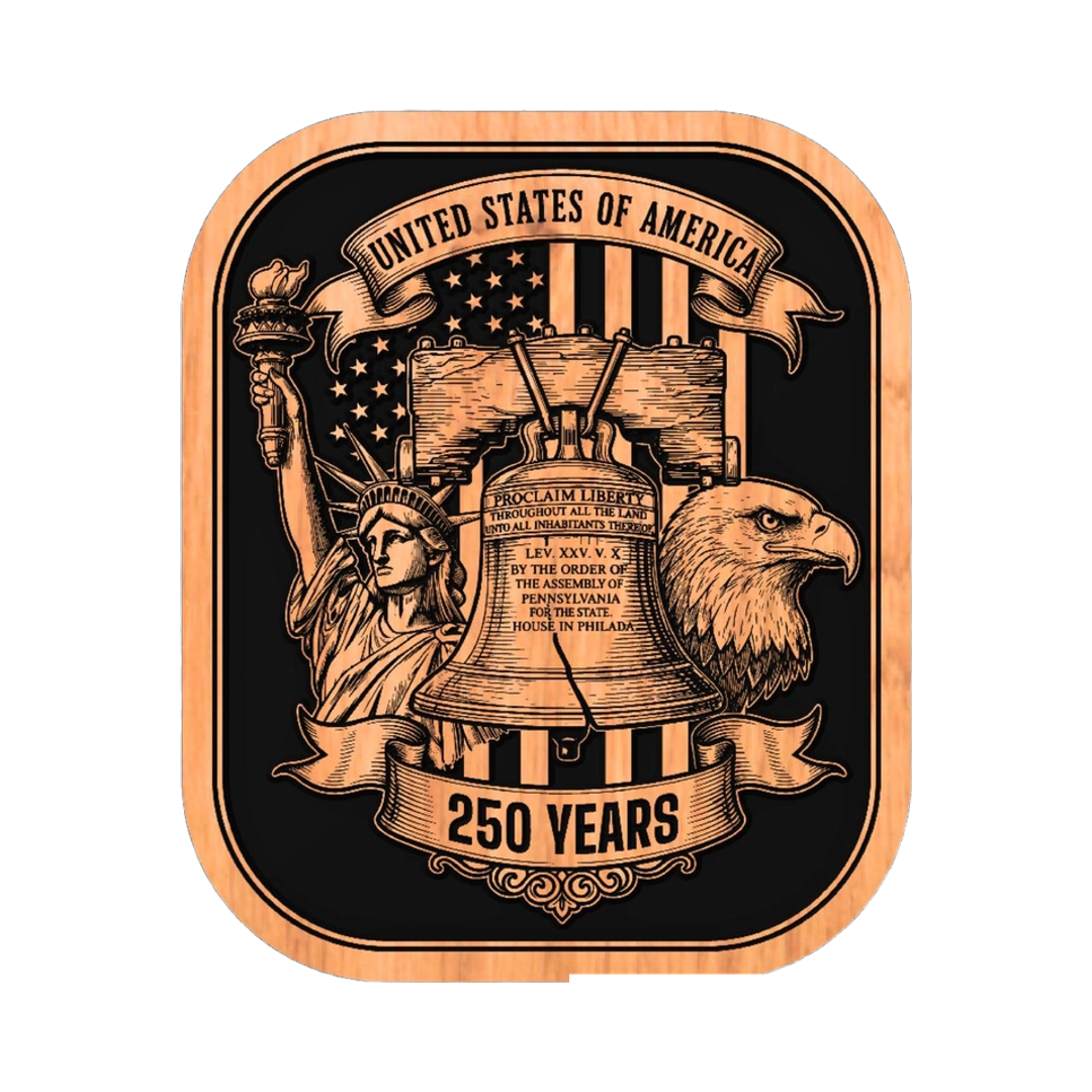 USA 250th Year Anniversary design preview, patriotic & americana