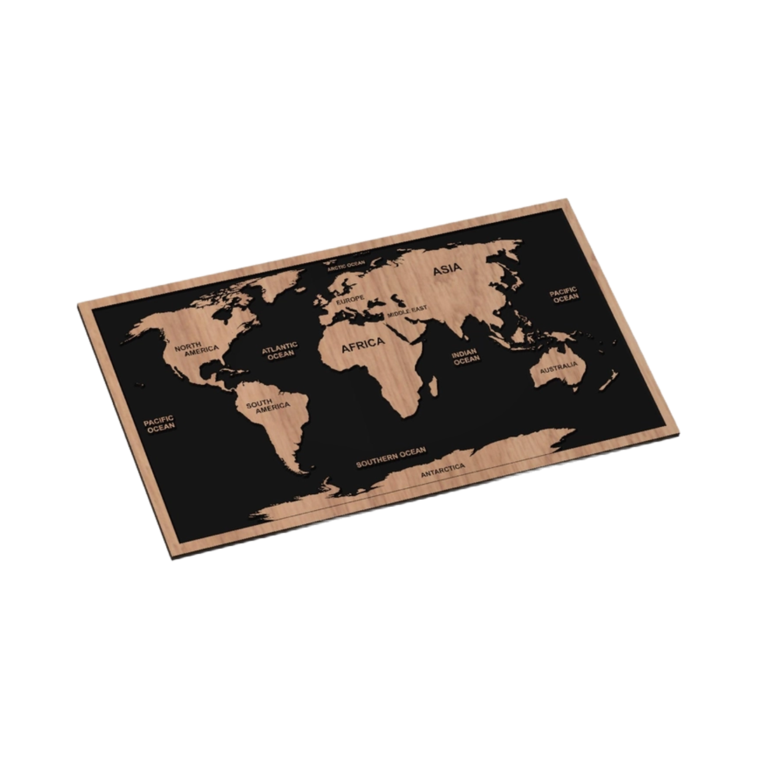 World Map design preview, countries & world